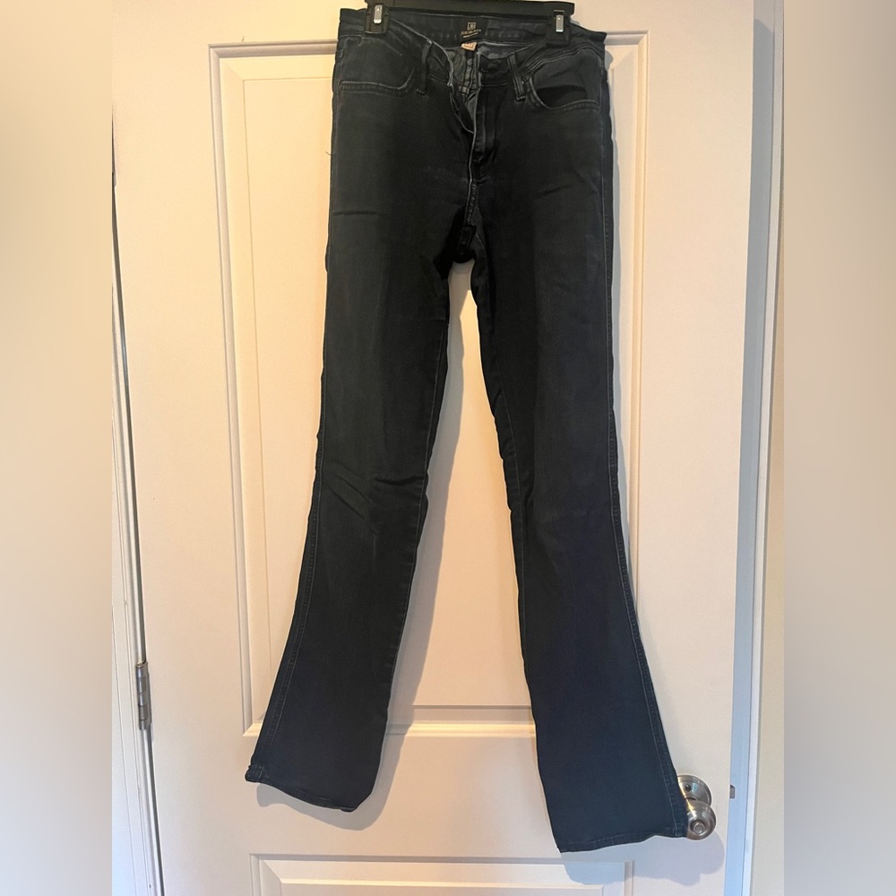Just Black size 27 straight leg jeans, dark wash, excellent condition